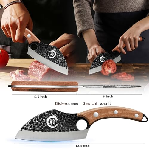 Couteau japonais professionnel en cuir pour la cuisine à la maison et pour les chefs